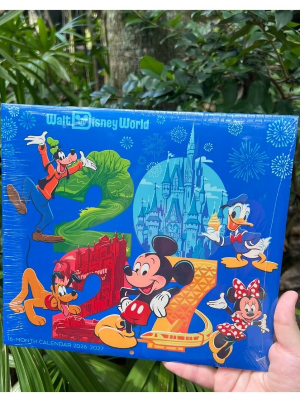 2026 2027 Walt Disney World Full Color 16 Month Official Calendar New